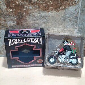 Harley Davidson Walrus Motorcycle North Pole Christmas Ornament 1999